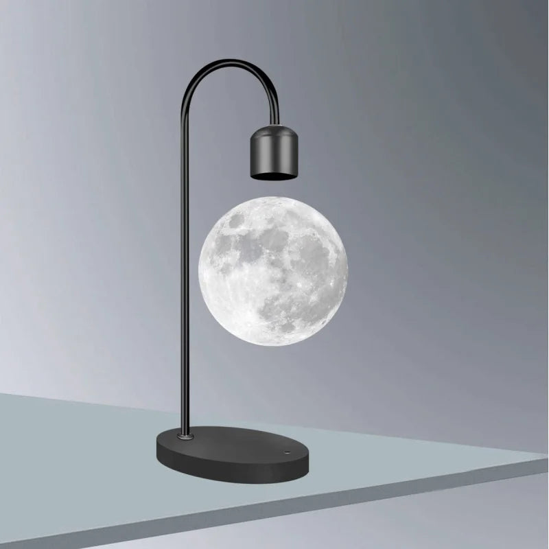 Magnetic Floating Moon Lamp | 3-Color LED Night Light