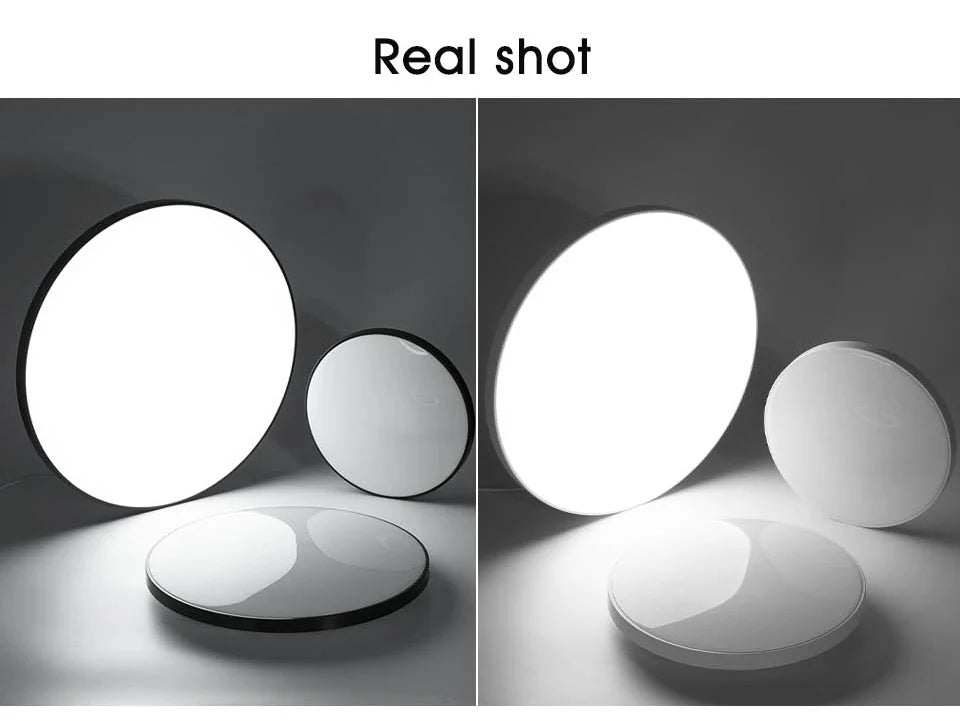 Smart LED Ceiling Light - Modern Dimmable with Remote Control