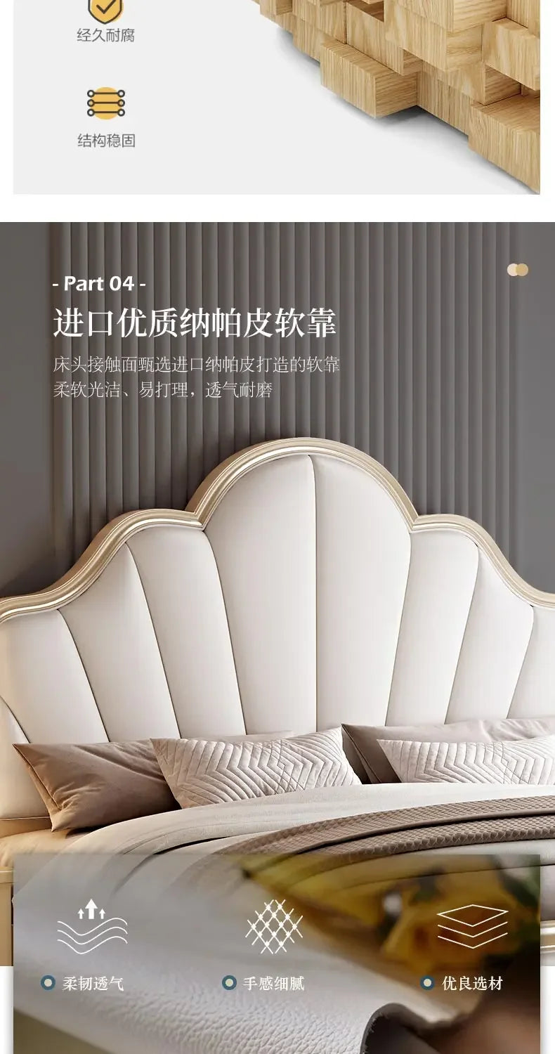 Design Double Bed Frame Sale Wooden Adult Modern Bases Bed Frames Bedroom Headboards Muebles De Dormitorio Home Furniture