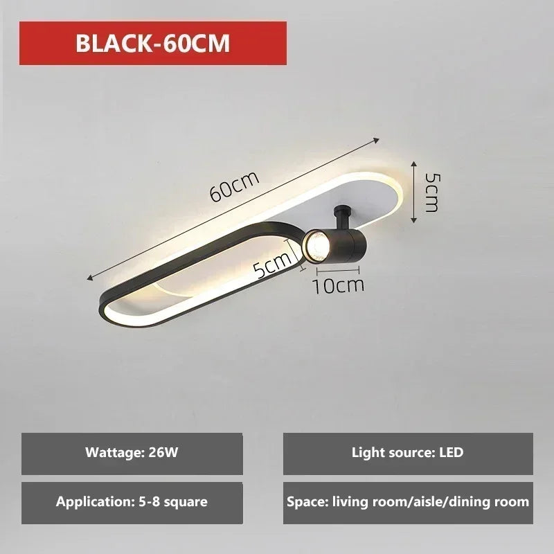 Modern LED Ceiling Spotlight Chandelier Light for Living Room Hallway Aisle Cloakroom Indoor Lighting Fixtures